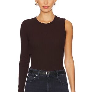 Citizens of Humanity Women's Dark Red Long Sleeve Top
